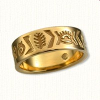 Custom African Wedding Bands