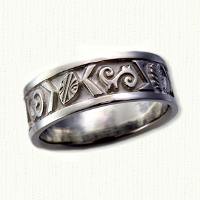 Custom African Wedding Band