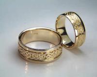 14kt Gold Celtic Lindesfarne Knot Rings