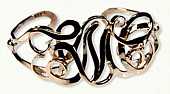 Monogram Cuff Bracelet