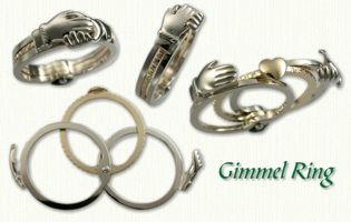 Hinged Gimmel Ring