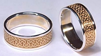 Castlebar Knot wedding rings