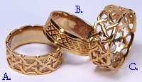 Celtic Knot Wedding Rings