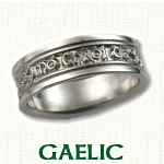 Gaelic Knot Wedding Bands