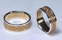 Longford Knot Wedding Bands