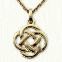 Pierced Round 4 Loop Pendant