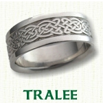 Tralee Knot Celtic Wedding Rings