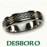 Desboro Knot Celtic Wedding Rings