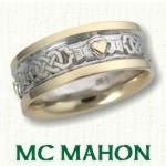 McMahon Knot Celtic Wedding Rings