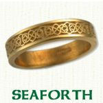 Seaforth Knot Celtic Wedding Bands