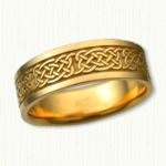 18kt Yellow gold Tarland Knot Wedding Band