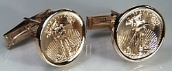 American Eagle Coin Cuff Links