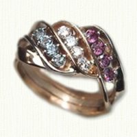 diamond jewelry, mothers rings