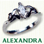 Celtic Alexandra Engagement Ring