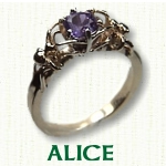 Celtic Alice Engagement Ring