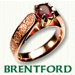 Celtic Brentford engagement rings
