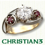 Colleen Engagement Ring - Celtic Claddagh style