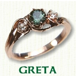 Greta Engagement Ring - celtic
