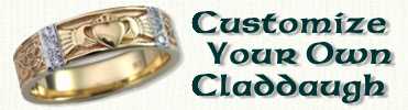 Personalized Claddagh Wedding Bands