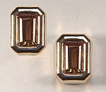 6x4mm citrine earrings