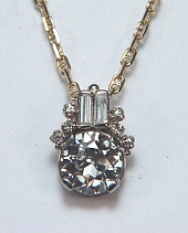 Custom Diamond Cluster Pendant