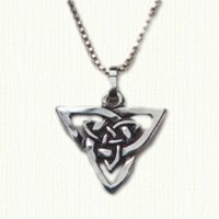 Double Triangle Knot Pendant