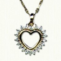 Diamond Heart Pendant