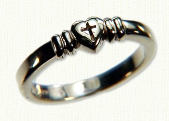 religious promise ring style rr02459 this delicate ring is perfect for ...