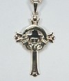 14KY Fancy Claddagh Cross