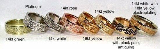 Available metal colors
