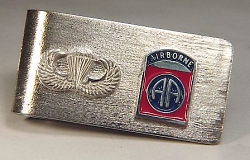 82nd Airborne money clip