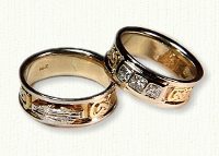 Custom Combat Infantry Ring Wedding Bands