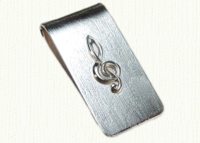 G Clef Money Clip in sterling silver