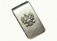 Sterling Silver Polish Eagle Money Clip