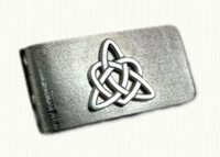 S/S Triangle Heart Money Clip