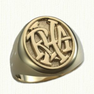 Monogram Signet Rings