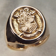 14KY Family Crest Rings