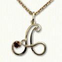 Monogram Pendants