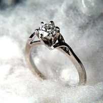 Platinum Diamond Engagement ring