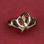 Stylized Heart Ring