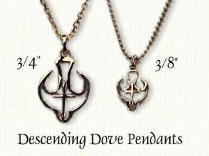 Descending Dove Pendants