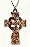 Intricate Florentine Cross with Single Halo