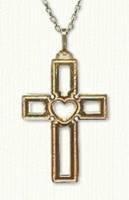 Pierced Episcopal Cross CR00202L