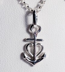 Faith, Hope and Charity necklace