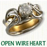 Open Wire Heart Knot Reverse Cradle