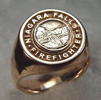 Niagara Falls Firefighters Signet Ring