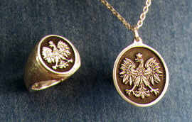 Polish Eagle Ring & Pendant