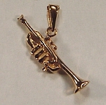 14KY Trumpet charm