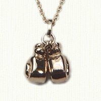 14KY Boxing Gloves Charm