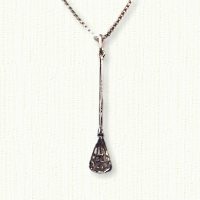 14KW small Lacross Stick pendant
